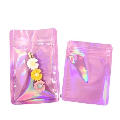 China Moisture Proof Airtight Bag Front Matte Aluminum Foil Clear Plastic For Food Storage 7.5x10cm 8x12cm for sale