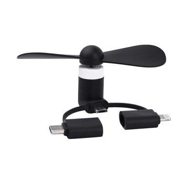 China Outdoor Free Shipping High Quality 3 In 1 Portable Cell Phone Mini Electric Fan For Phone for sale