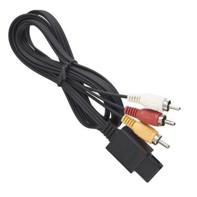 China Free Shipping Video Video Cable Game 1.8M 6FT Cord AV TV 3 RCA For Game Cube / For SNES GameCube Nintendo N64 64 N NGC N64AV NGCAV for sale