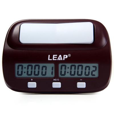 China Professional Chess JUMP Digital Chess Clock Pulse Down Timer Electronic Board Game Player Set Portable Handheld Man Piece Master for sale