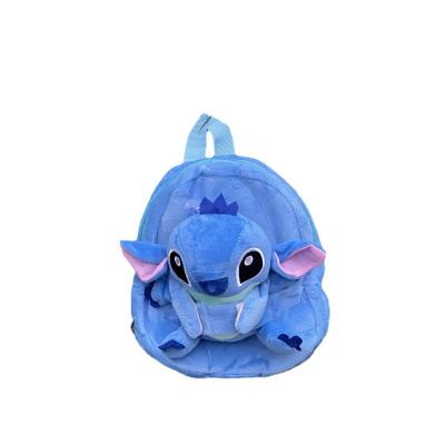 China Cross-Border Trend Hot Sale Cartoon Character Stitch Plush Doll Stitch Plush Backpack Grab Doll Kids Backpack Birthday Gift for sale