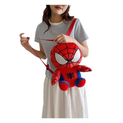 China Cross-Border Trend Wholesale High Quality Super Hero Spider-Man Plush Backpack Spider-Man Plush Toy For Kids Birthday Gift for sale