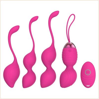 China Vaginal Exercise Grace 3 in 1 Vaginal Exercise Kegel Balls Vibration Sex Ball for sale