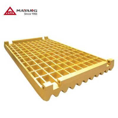 China Building Material Shops Jaw Crusher Spare Parts Jaw Plate For Mining Industry Steel Jaw Plate Casting for sale