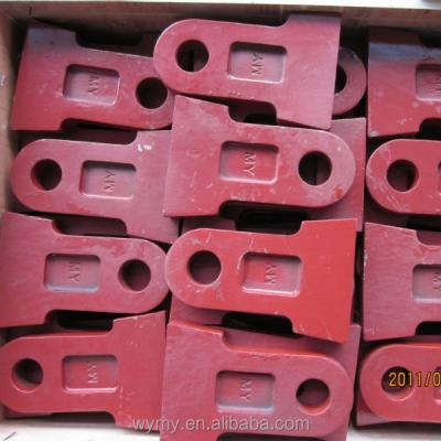 China Metals Recycling Investment Casting Parts Manganese Steel Casting Hammer Used For Cars Smash for sale