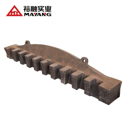 China Factory Metal Recycling Shredder Wear Parts Grate Mn13CrMo for sale