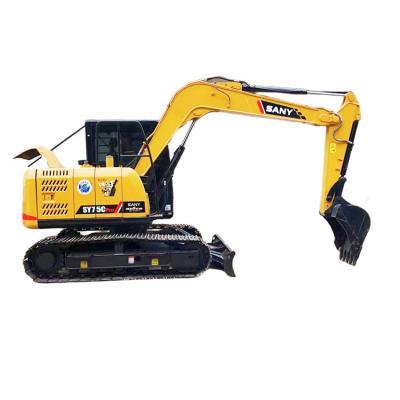 중국 sany75 earth moving machinery used excavator SY75C-10 SY75C-8 SY75C-9 used 7 ton excavator for sale 0.28m² ³ 판매용