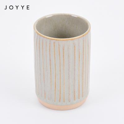 China Joyye Logo Cup 10Oz Tumbler Ceramic Cup Tumbler Custom Viable Wax Resist Bottom Custom Tumbler for sale