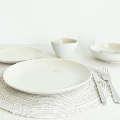 China Wholesale Joyye Bone China Dinnerware Set Porcelain Dinner Set Viable Nordic White Luxury Bone China Dinnerware Set for sale