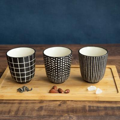 China Viable Custom Japanese Ceramic Cup Exclusive Design Porcelain Joyye Porcelain Tea Cup for sale