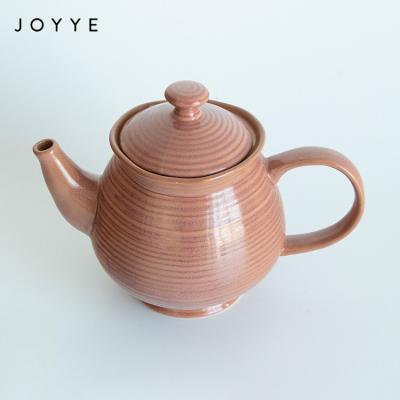 China Viable Modern Nordic Handmade Glazed Ceramic Teapots Joyye Ceramic Chinese Teapot Porcelain Rose for sale