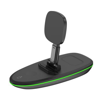 China Adjustable Height Trending Multifunctional Magnetic Folding Free Connecting Wireless Charger 15 Watt 10 Watt 7.5 Watt 5 Watt for sale