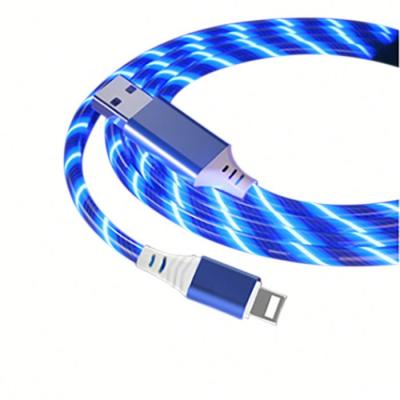 China MP3/MP4 Player Flame USB Cable Color Atmosphere Car USB Data Cable Charging Mobile Phone for sale