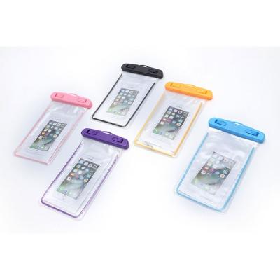 China Clear Waterproof Cell Phone Package Bag Waterproof Cell Phone Case Pouch For Cell Phones for sale