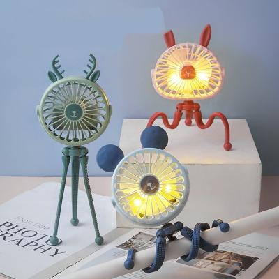 China Foldable /hanging Neck Fan With Phone Holder Octopus Deformation Bracket USB Mini Fan Personality Mini Fan Convenient Desktop Fan Mute for sale