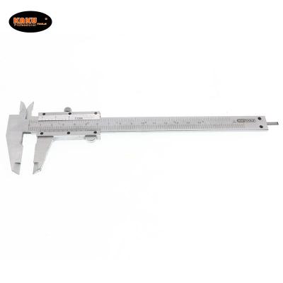 China KAKU Hot Stainless Steel Caliper Tool Accuracy Aperture Depth Manual Vernier Calipers Measuring Diameter Agree for sale