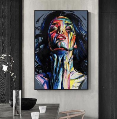 China Eco-friendly Hot Sale Home Decor Abstract Woman Canvas Painting For Wall Art Canvas for sale