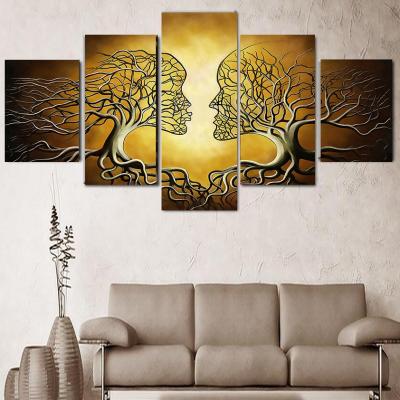 China Eco-friendly Modern Home Decor Painting Abstract Tree Painting Canvas Wall Art for sale