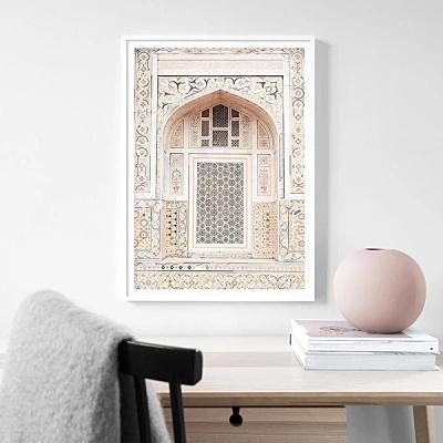 China Moroccan Arch and Desert Abstract Style Modern Minimalist Nordic Decorative Painting Art Prints for sale