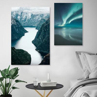 China Abstract Scandinavian Style Landscape Pirnts Travel Life Picture On Canvas Poster Nature View Decor Living Room Painting Home Decor for sale