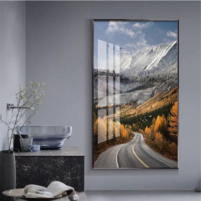 China Modern Landscape Pictures Home Decor Canvas Painting Wall Art Nordic Modern Realist Nature Scenery Posters And Prints For Living Room for sale