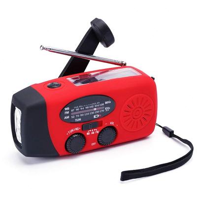 China XSY-088 Emergency Survival Hand Crank Portable Solar Panel AM FM WB Radio 1000 or 2000mAh Battery for sale