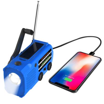 China XSY-299 USB dynamo radio 5000mAh battery solar reading lamp PORTABLE emergency rechargeable hand crank flashlight tool survival for sale