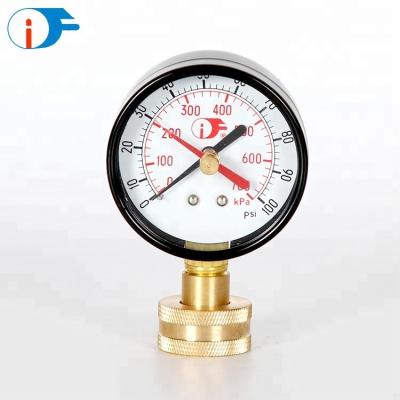 China Water Pressure Test Water Test Pressure Gauge for sale