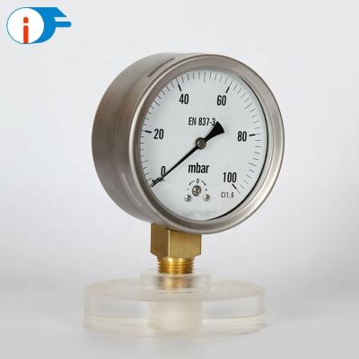 China In Medical Steel Case Medical Oxygen Low Pressure Gauge for sale