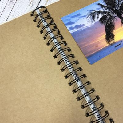 China Fabric Camera Photo Album 10*10 Inch With Brown Scrapbook Paper Inside for sale