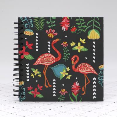 China Europe 8 inch by 8 inch spiral bound photo album family for sale