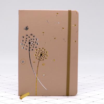 China PU leather custom hardcover kawaii notebooks with logo for sale