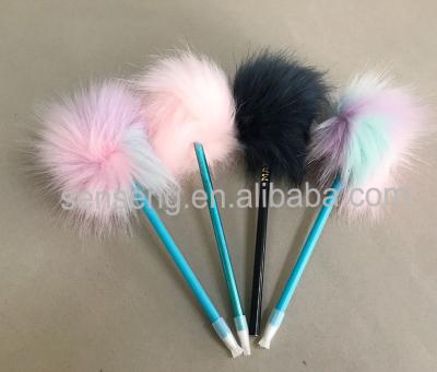 China office & Adversting Wholesale School Pen Hot Selling Cute Fluffy Fountain Pen Gifts For Children Venonat Ballpoint Pen for sale