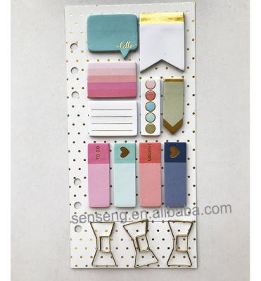 China Self Adhesive Dash Pocket and Zipper Set Stationery Set for sale