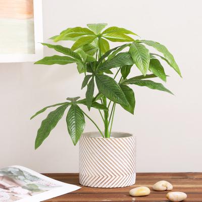 China Minimalist Creative Home Indoor Outdoor Table Decor Planter Pots Planter Pots Twill Cement Succulent Pot for sale