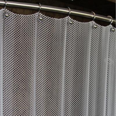 China Beautiful Artistic Aluminum Metal Mesh Chain Link Curtain for sale