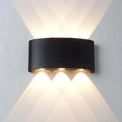 China Modern Double LED Wall Light Sconce LED Wall Lamp 8w Modern Outdoor Head Wall Lamp for sale