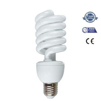 China Indoor Lighting China Led Spiral Type Energy Saving Compact Fluorescent Lamp Factory 25W T4 Half for sale