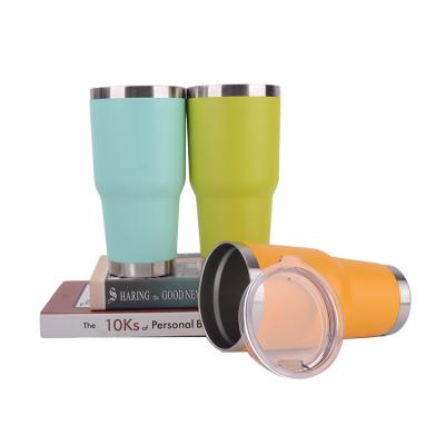 China Factory Supply Good Price Stainless Steel Travel Viable Vacuum Insulated Coffee Tumbler Mugs Tumbler Cups for sale