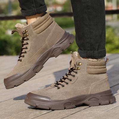 China Steel Border Female Anti Puncture Safety Shoes Male Anti Puncture Toe Autumn And Winter Work Cotton Shoes Anti S Puncture Velvet for sale