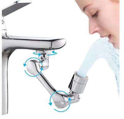 China Supplement Universal Basin Faucets Robot Arm Faucet Bathroom Anti-splash Head Metered Multifunctional Rotating Mouthwashes 1080 for sale