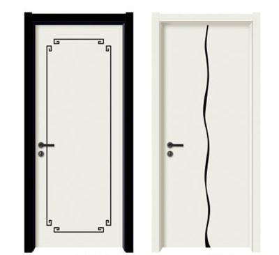 China Sound Insulation Doors Luxury Italian Wooden Bamboo White Wooden Door Interior Wooden Doors for sale