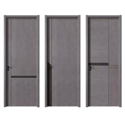 China Interior door aldehyde free fire protection hdf fire protection free silent bamboo wooden door for sale