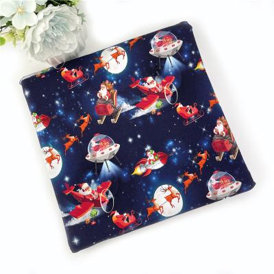 China Organic High Quality 4 Way Stretch Christmas Design Printed Fabric for sale