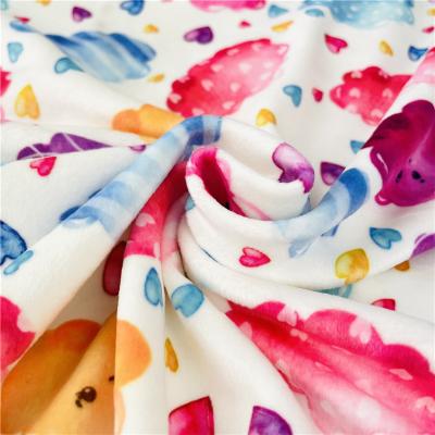 China Hot Selling Anti Pill Polyester Spandex Double Side Stretch Minky Velvet Squish Fabric For Pajamas for sale