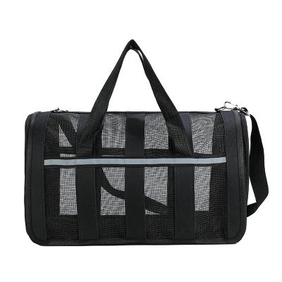 China Factory Price Breathable Mesh Breathable Foldable Pet Travel Bags For Small Dogs Cats for sale