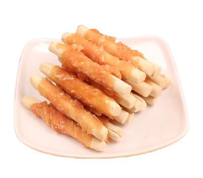 China Viable Chicken Wrapped In Cod Skin Training Reward Snacks Pet Snacks Dog Snacks For Pet for sale