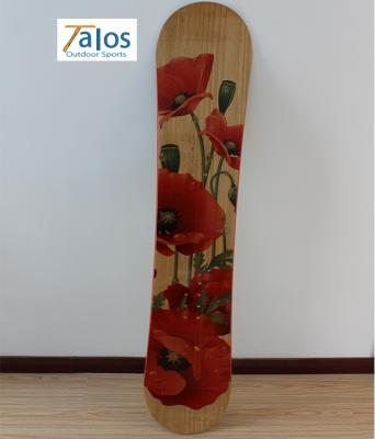 China TALOS Sheet 150cm Snowboard White Bamboo Top Snowboard 150cm for sale