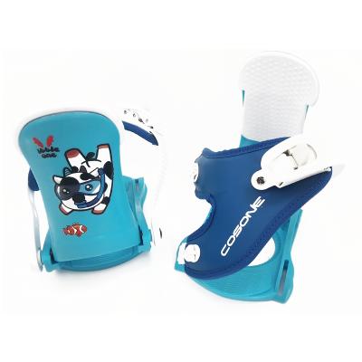 China High Quality Adjustable Snow Sking Mini Snowboard Binding Kids Snowboard Bindings for sale