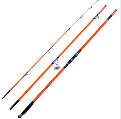 China COLMIC Japan FUJI Carbon Surf Cast Rod 4.2m 3 Section Carbon Saltwater Fishing Rods for sale